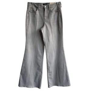 NYDJ Mia Palazzo Jeans Women 6 Grey Wash Wide Leg Stretch